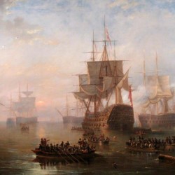 Anchored off the Isle of Wight